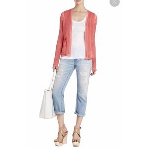 NWOT BCBG MAXAZRIA Eugene Pointelle Cardigan